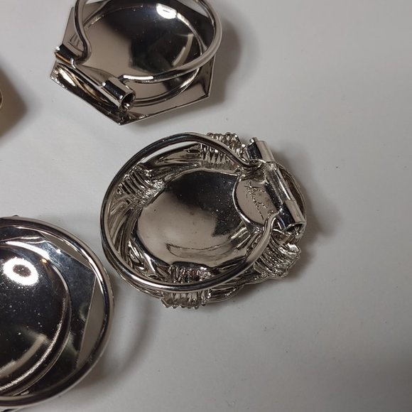 Lot Of 6 Lightweight Metal Scarf Clips - Picture 10 of 16